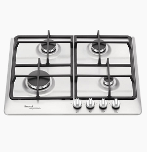 NARDI Hob Built-in Gas, 60 cm 4 Burners Full Safety, Stainless Steel - VG40EAVX