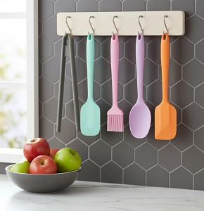 Silicone Dispenser Set – 5 Pcs, Multicolor - abdo - 100 - 2