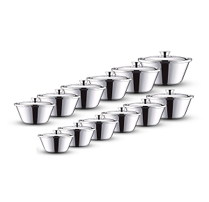 طقم حلة شاورما مقبض الومنيوم 12ق(16:40)بدون 38 الدهان