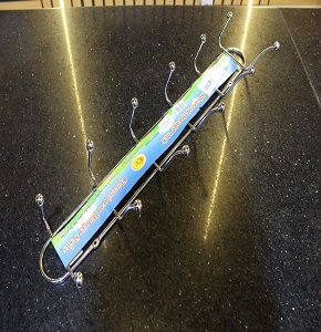 Imported Luxury Heavy-Duty Stainless Steel Overdoor Clothes Hook
