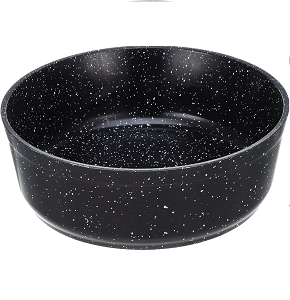 Top Chef round granite tray 26 black

