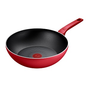 Tefal Zahran Expert wok pan 28 cm, red

