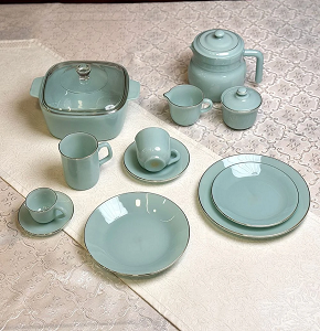 Arcopal set 58 pcs verdigris
