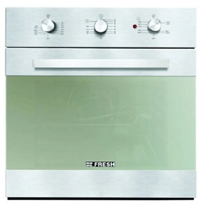 Fresh built-in oven, Gas 60 cm, stainless steel, with tray - GEO-FR60CMS-ST - 9651