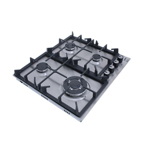 HPT603S - Purity Built-in Gas Hob, 4 Burners, 60cm, Cast Iron Holders - Silver