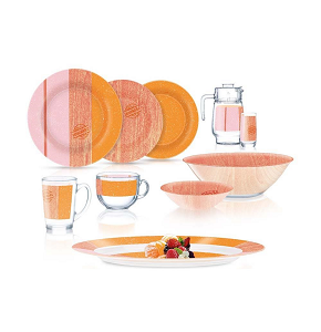 Luminarc Arcopirex Set 46 pcs Ash Wood Orange Emarty
