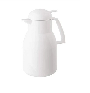 Helios Thermos, 1 Liter, Top Push, White