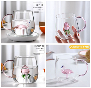 Raised Letter Mug with Colorful Handle - (ABDO-95) (710900014)
