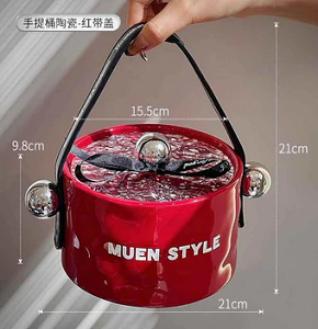 Bonbonniere, luxurious red marble design, antique-style piece that adds a rich decorative touch to your home.

