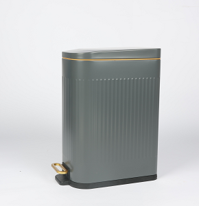 stainless-steel grey trash bin, 15 liters A05-T8-15L-EMG
