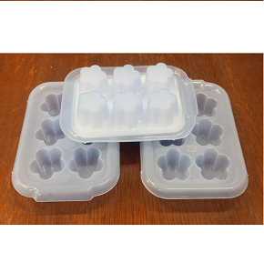 Pure Ice Cube Tray 3 Pieces_Transparent Blue_Mid Star
