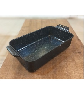 Homi Plus Black 40 cm Die-Cast Rectangular Tagine

